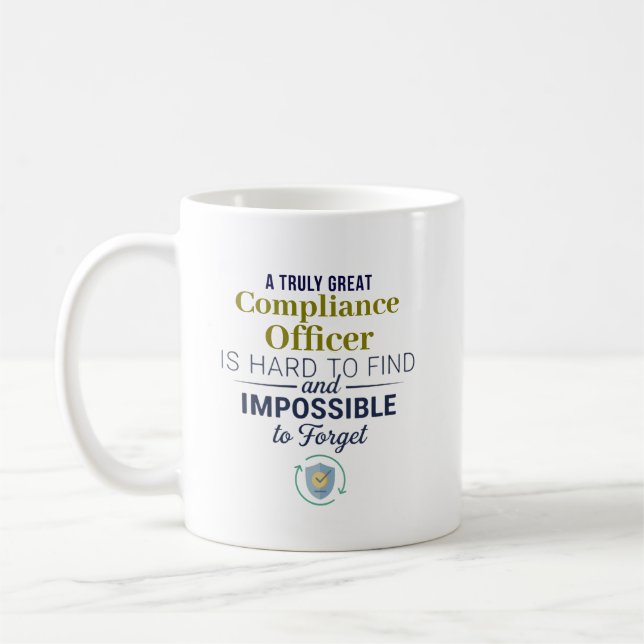 Tolles personalisiertes Geschenk für Compliance Of Kaffeetasse (Links)