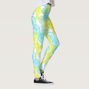 Tolles Rad Kreis Muster Pastellfarben Leggings
