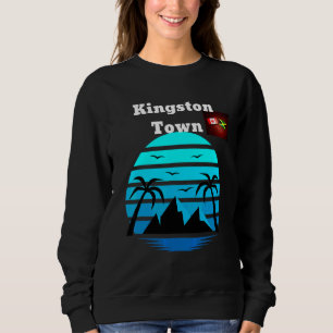Tolles Reiseziel Kingston Town Jamaika Ra Sweatshirt