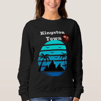 Tolles Reiseziel Kingston Town Jamaika Ra Sweatshirt