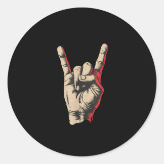 Tolles Rockn Roll Schild Kostüm für Jungen und Mäd Runder Aufkleber