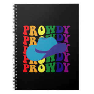 Tolles Rodeo Hallo Cowboy Cowgirl LGBTQ Western Notizblock