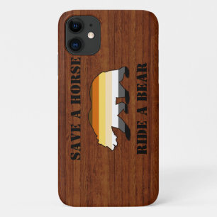 Tolles schwules Bären-Stolz-Rettet-ein-Pferd-reite iPhone 11 Hülle