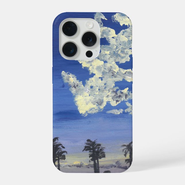Tolles Sonnenuntergangs-Gemälde-Handyhülle iPhone Hülle (Rückseite)