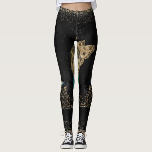 Tolles Steampunk-Pfau Leggings