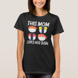 Tolles Sushi für Mama Mutter japanischer Sashimi M T-Shirt
