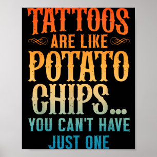 Tolles Tattoo-Künstler-Kunst für Männer Frauen Tät Poster