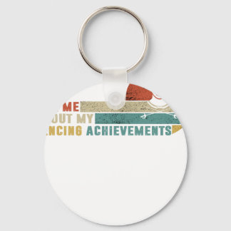 Tolles Vintage-Fecht-Geschenk-T-Shirt für stolze F Schlüsselanhänger