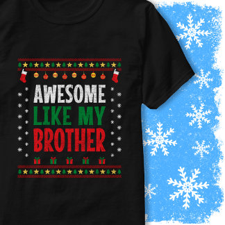 Tolles Weihnachtspullover wie mein Bruder Vintage T-Shirt