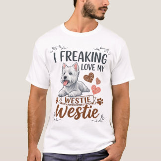 Tolles Westie-Hundeherz Pfoten_1 T-Shirt