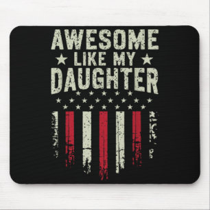 Tolles Wie Tochter Shirt Lustige Männer Vater Vate Mousepad