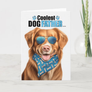 Tolling Retriever Hund Coolster Vater Vatertag Feiertagskarte