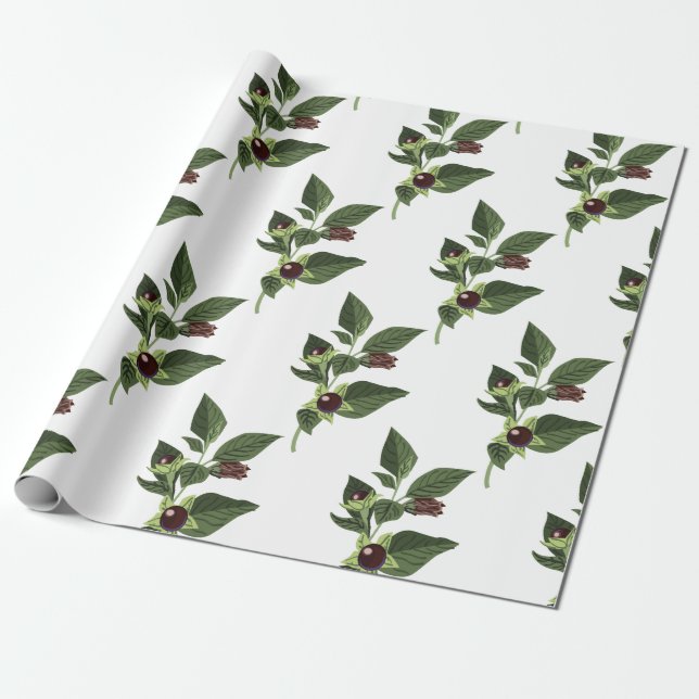 Tollkirsche Geschenkpapier (Ungerollt)