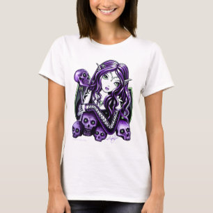"Tollkirschen-" gotische lila T-Shirt