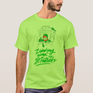 Tollpatrick-Kobold-Alleintrinken T-Shirt