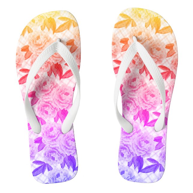 Tollpatsch-Rose Flip Flops (Fußbett)