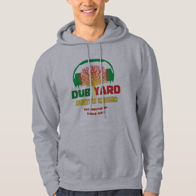 Tollpatsch-Yard wurzelt Musik Hoodie (Vorderseite)