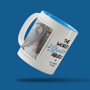 Tollster Abuelo Vatertag 2 Foto Zweifarbige Tasse
