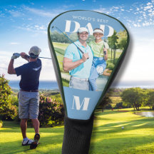 Tollster Papa Individuelles Foto-Monogramm Golfpla