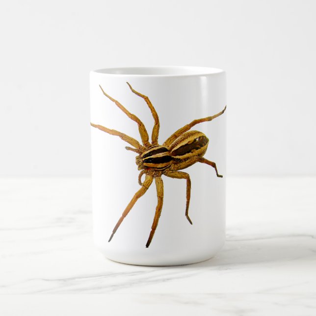Tollwütige Wolfsspinne (Rabidosa rabida) Kaffeetasse (Mittel)