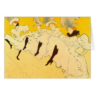 Tolouse Lautrec Dancing Girls Gelb
