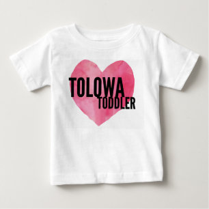 "Tolowa Kleinkind-" Rüsche-Kleid Baby T-shirt