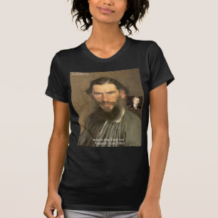 Tolstoi "Nietzsche = Stupid" Zitat Geschenke T-Shi T-Shirt