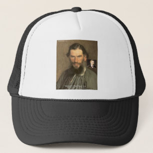 Tolstoi "Nietzsche = Stupid" Zitat Geschenke T-Shi Truckerkappe