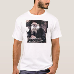 Tolstoy Anna Karenina glückliche Familien Gleiches T-Shirt