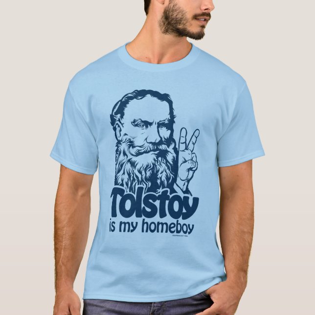 Tolstoy ist mein Homeboy-T - Shirt (Vorderseite)