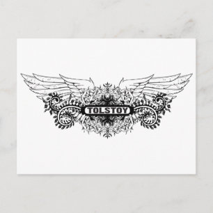 Tolstoy ~ Leo Novelist / Writer Postkarte