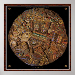 "TOLTECA" ART DRUCKER POSTER