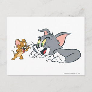Tom and Jerry Make Faces Postkarte