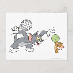 Tom and Jerry Tennis Stars 2 Postkarte