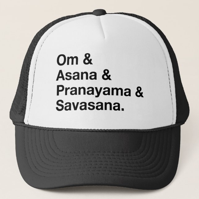 Tom & Asana Truckerkappe (Vorderseite)