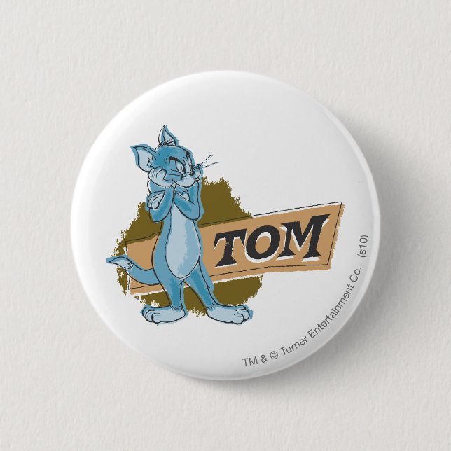 Tom Attitude Logo Button (Vorderseite)