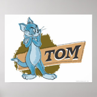Tom Attitude Logo Poster