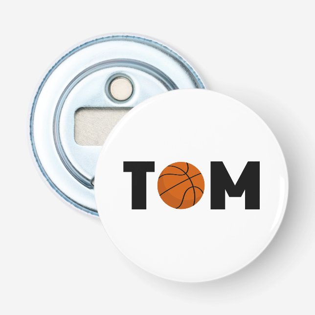 Tom Basketball Flaschenöffner (Vorderseite)