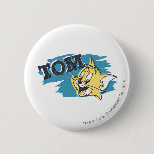 Tom Blue und Yellow Logo Button