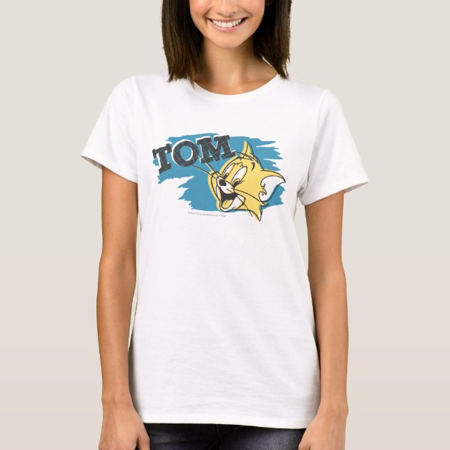 Tom Blue und Yellow Logo T-Shirt (Vorderseite)
