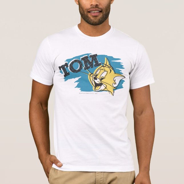 Tom Blue und Yellow Logo T-Shirt (Vorderseite)