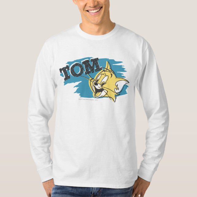 Tom Blue und Yellow Logo T-Shirt (Vorderseite)