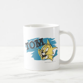 Tom Blue und Yellow Logo Tasse