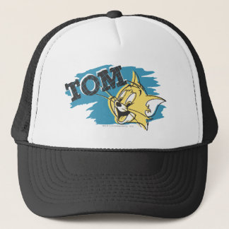 Tom Blue und Yellow Logo Truckerkappe