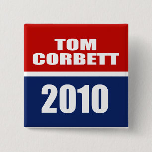 TOM CORBETT FÜR GOVERNOR BUTTON