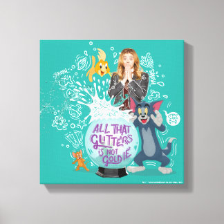 Tom & Jerry - alles, was Glitzer nicht sind Goldie Leinwanddruck