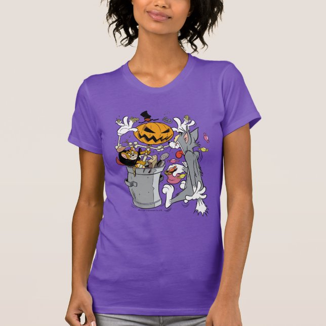 Tom & Jerry | Boo an Tom T-Shirt (Vorderseite)