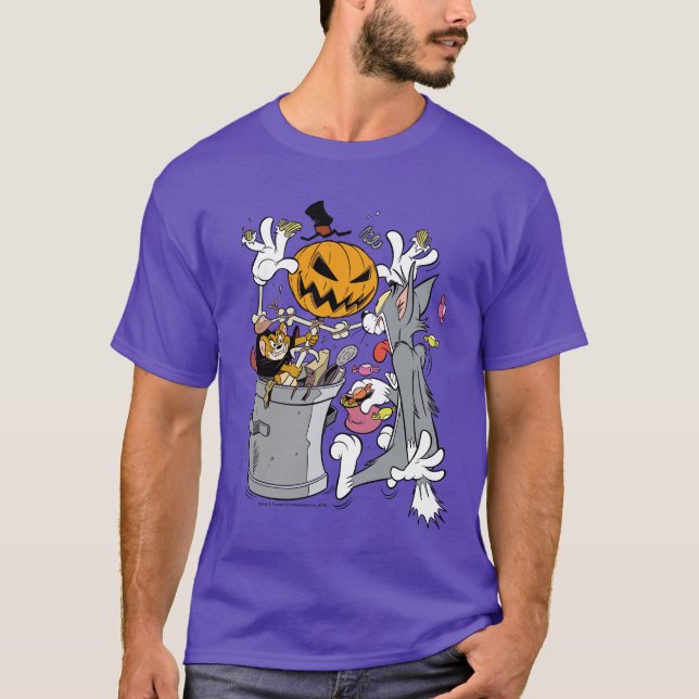 Tom & Jerry | Boo an Tom T-Shirt (Vorderseite)