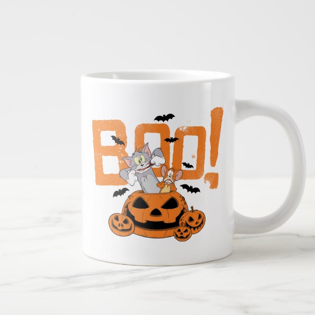 Tom & Jerry | Frohe Halloween Boo Jumbo-Tasse (Rechts)