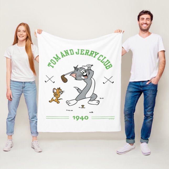 Tom & Jerry Golfing Club 1940 Fleecedecke (Beispiel)